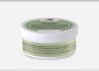 Crema-balsam galbenele si propolis 65ml dorel plant foto