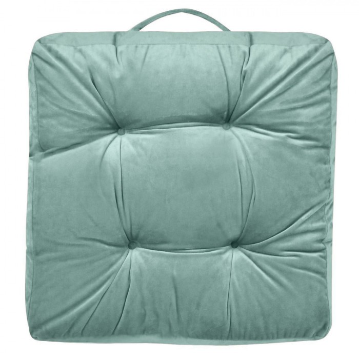 Pernă Podea Velvet, Model Verde Mentă, 43x43cm