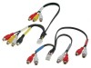 Conector RCA Alpine cu 2 cabluri, 4Carmedia