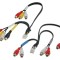 Conector RCA Alpine cu 2 cabluri