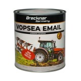 Vopsea email anticoroziva 3 in 1 rosu Tractor Forestier 1K pe baza de solvent 1L, direct pe rugina, interior si exterior Breckner Germany