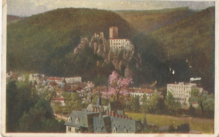 Austro-Ungaria, Baden, K.u.k. Armeeoberkommando, c.p. circulata, Sarajevo, 1917