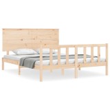 Cumpara ieftin Cadru de pat fara saltea, 160x200 cm, lemn masiv pin