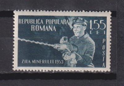ZIUA MINERULUI 1953 LP. 350 MNH foto