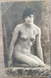 Femeie nud// carte postala interbelica, Necirculata, Printata