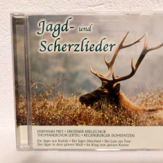 CD Cântece de vânătoare (Jagd und Scherzlieder), folk Germania, Hermann Prey