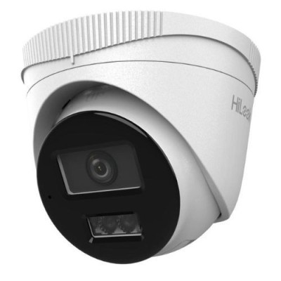 Camera IP HiLook, 4MP, Lentila 2.8mm, Smart Hybrid Light, microfon, PoE, IP67 - IPC-T240HA-LU SafetyGuard Surveillance foto