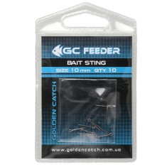 Spin Momeala Golden Catch Bait Sting Needle, 10mm, 10buc/plic