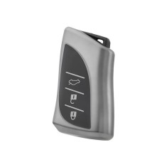 Husa Cheie Compatibila cu Lexus , Smartkey, 3 Butoane, Tpu, Gri