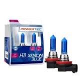 Set Becuri Powertec H11 Xenon Blue