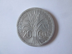 Indochina Franceza 20 Centimes 1945 foto