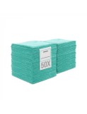 Lavetă microfibră universală, 250 GSM Chemicalworkz Allrounder Coating Towel 40x40 cm, turcoaz, set 50 buc