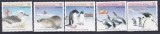 DB1 AAT Terit. Antarctice Australia 1988 Fauna Pasari Pinguini Foci 5 v. MNH, Nestampilat