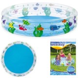 Piscina gonflabila pentru copii Bestway 152x30 cm, model marin