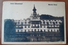 Carte postala, Baile Calimanesti, Marele Hotel, perioada interbelica