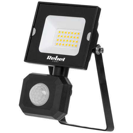 Proiector LED Rebel cu senzor de miscare 20W,1700lm, lumina neutra, 4000K, lumina neutra