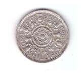 Moneda Anglia 2 shilling / 2 shillings 1960, stare buna, curata