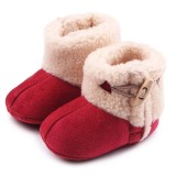 Cizmulite cu blanita - Grena (Marime Disponibila: 6-12 luni (Marimea 19