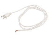 Cablu Electric 2x18AWG PVC 1,8m Alb 10A