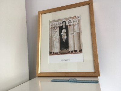 SORIN DUMITRESCU, MODELUL ICONIC AL MARTIRIULUI SFINTILOR MUCENICI BRANCOVENI. PROVINE DIN ATELIERUL ARTISTULUI foto