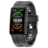 Cumpara ieftin Smartband iSEN EP01 Negru, 1.47 IPS HD, ECG, Ritm cardiac, Presiune sanguina, Glicemie, Oxigen, Monitorizare somn, Bt v5.1, IP67, 210mAh