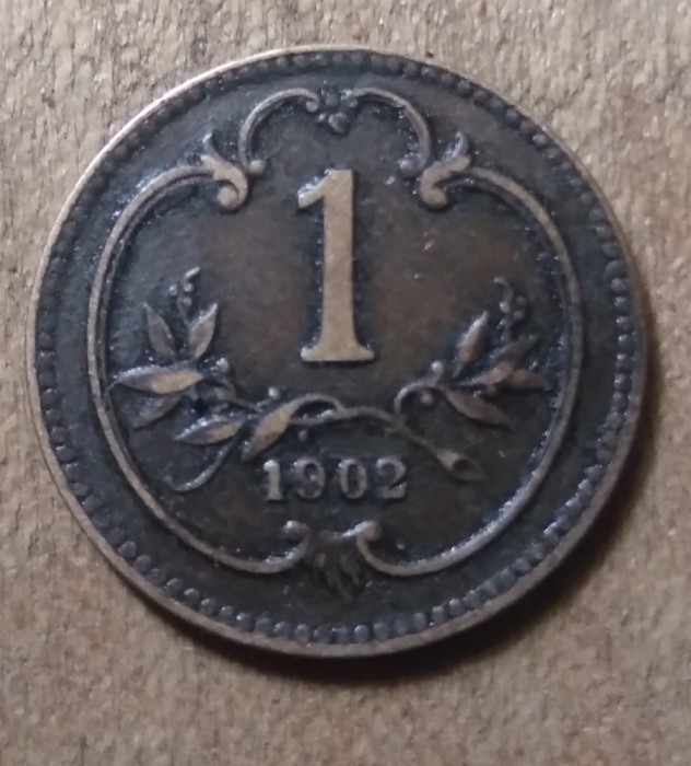 AUT AustroUngaria 1 heller 1902