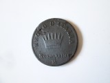 Statele Italiene/Regatul Napoleonian al Italiei 3 Centesimi 1809 M(Milano) Napoleon I,diam=23 mm,gr=6 grame