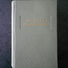 NINA FACON - DICTIONAR ITALIAN-ROMAN (1963, contine 60.000 de cuvinte)