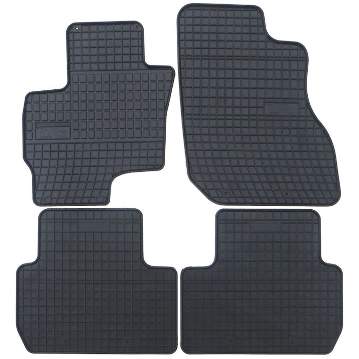 Set covorase auto din cauciuc Mitsubishi Outlander Phev 2014-, presuri BestAutoVest, negre, 4 buc.
