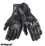 Manusi copii racing vara Seventy model SD-R2K negru/gri Negru/gri XS (6 cm)