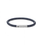 Emporio Armani Key Basics EGS2990040 Brățară Bărbați Albastru Marin Nailon &Icirc;mpletit &Icirc;nchizătoare Magnetică