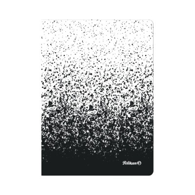 CAIET A5 COLOR EDITION 80 FILE, HARTIE 70G/MP, PATRATELE, CULOARE ALB/NEGRU foto