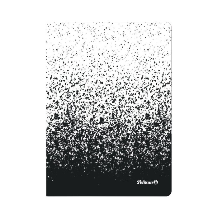 CAIET A5 COLOR EDITION 80 FILE, HARTIE 70G/MP, PATRATELE, CULOARE ALB/NEGRU