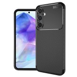 Husa Samsung Galaxy A55 5G Techsuit CarbonFiber, negru