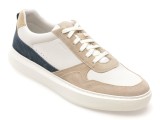 Cumpara ieftin Pantofi sport GEOX albi, U465WA, din piele naturala