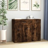 Gossi servanta, stejar fumuriu, 88x30x70 cm, lemn prelucrat