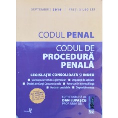 Codul Penal Si Codul De Procedura Penala - Dan Lupascu , C794
