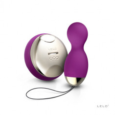 Bile vaginale - LELO Hula Bile Vaginale Motor Rotativ si Vibratii Actionate de la Telecomanda - Violet