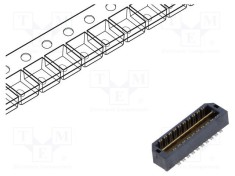 Conector PCB-PCB tata PIN 40 0,5mm QTH aurit SMT soclu 2A SAMTEC foto