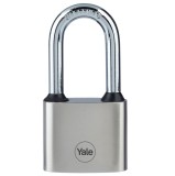 Lacat cu cheie Yale Y112/40/138/1, otel, rezistent la umiditate, argintiu, 40 mm