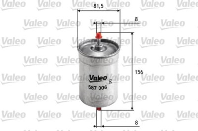 Filtru combustibil VALEO 587006 foto