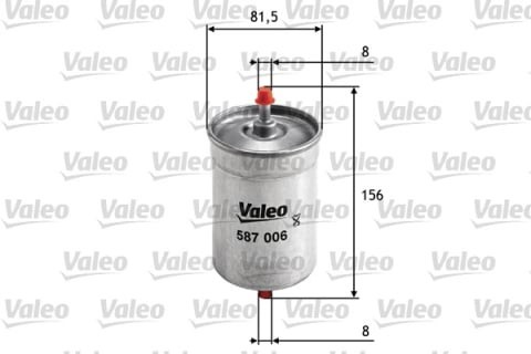 Filtru combustibil VALEO 587006
