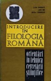 Cumpara ieftin Introducere &icirc;n filologia rom&acirc;nă. Orientări &icirc;n tehnica cercetării științifice a limbii rom&acirc;ne - 1972 - Mirela Teodorescu (O370)