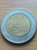 Moneda Italia 500 lire 1982, Europa