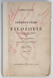 INTRODUCERE IN FILOZOFIE de FRIEDERICH PAULSEN, 1941