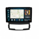 Navigatie 2K Ssang Yong Korando (2010-2013) 8GB RAM Android 13 Octacore Slot Sim 4G DSP GPS Wi-FI Carplay Android Auto USB Bluetooth Waze Touchscreen