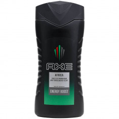 Gel de Dus AXE Africa Energy Boost, 250 ml, Parfum de Lemn de Santal si Mandarine, Gel de Dus Axe, Gel de Dus Barbati, Gel de Dus Revigorant, Geluri d foto