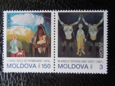 Moldova-Europa Cept 1993-serie completa,nestampilate foto