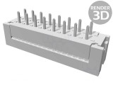 Adaptor IDC 16 PIN pentru cablu-bandă 1,27mm, TE Connectivity