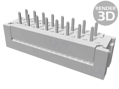 Adaptor IDC 16 PIN pentru cablu-bandă 1,27mm foto